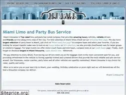 Sites similar to miamilxlimo.com