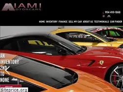 Sites similar to miamimotorcars.com