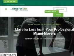 Sites similar to miamimoversforless.com