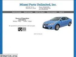 Sites similar to miamipartsunlimited.com
