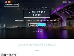Sites similar to miamipartybuses.com