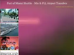 Sites similar to miamiportshuttle.net