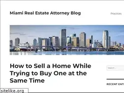 Sites similar to miamirealestateattorneyblog.com