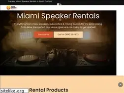 Sites similar to miamispeakerrentals.com