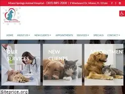 Sites similar to miamispringsanimalhospital.com