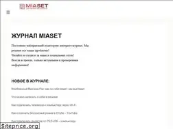 Sites similar to miaset.ru