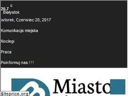 Sites similar to miastobialystok.pl