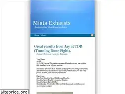 Sites similar to miataexhaust.wordpress.com