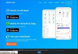Sites similar to mibandnotify.com
