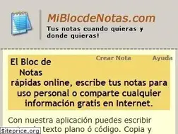 Sites similar to miblocdenotas.com