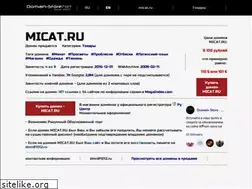 Sites similar to micat.ru