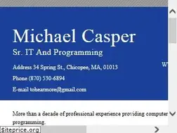 Sites similar to michaelcasper.com