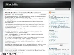 Sites similar to michaeldeblok.wordpress.com