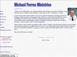 Sites similar to michaelferreeministries.com