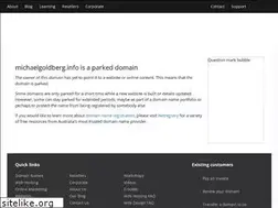 Sites similar to michaelgoldberg.info