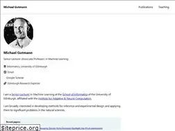 Sites similar to michaelgutmann.github.io