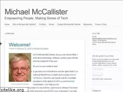 Sites similar to michaelmccallister.com