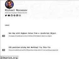 Sites similar to michaelmovsesov.com