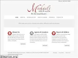 Sites similar to michaelstitle.com