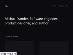 Sites similar to michaelxander.com