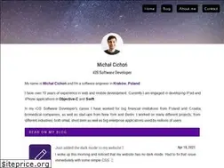 Sites similar to michalcichon.github.io