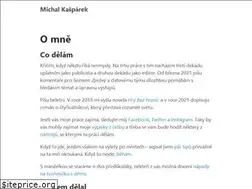Sites similar to michalkasparek.cz
