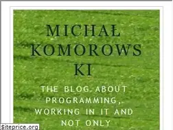 Sites similar to michalkomorowski.com