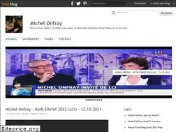 Sites similar to michel-onfray.over-blog.com