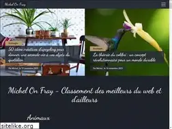 Sites similar to michelonfray.fr