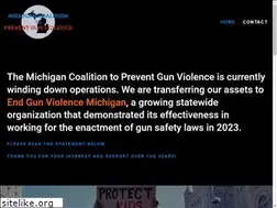 Sites similar to michigancoalitiontopreventgunviolence.org
