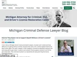 Sites similar to michigancriminaldefenselawyerblog.com