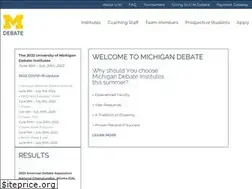 Sites similar to michigandebate.com