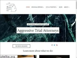 Sites similar to michiganlitigationlaw.com