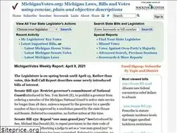 Sites similar to michiganvotes.com