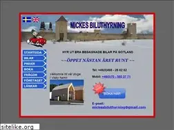 Sites similar to mickesbiluthyrning.se