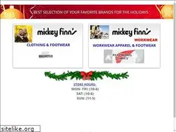 Sites similar to mickeyfinnstores.com