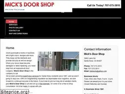 Sites similar to micksdoorshopsantarosaca.com