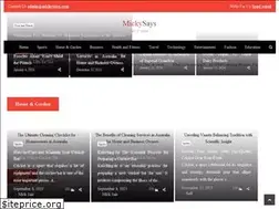 Sites similar to mickysays.com