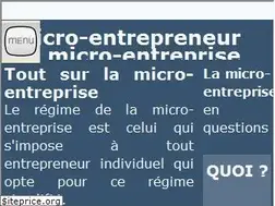 Sites similar to micro-entrepreneur.info