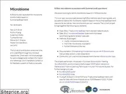 Sites similar to microbiome.github.io