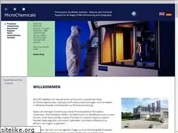 Sites similar to microchemicals.de