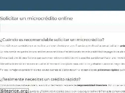Sites similar to microcreditos.info