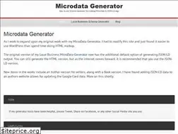 Sites similar to microdatagenerator.org