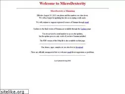 Sites similar to microdexterity.com