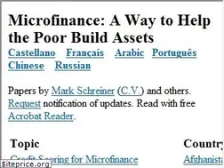 Sites similar to microfinance.com