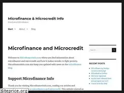Sites similar to microfinanceinfo.com