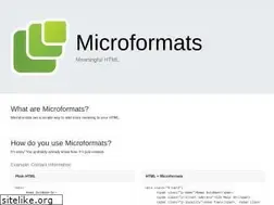 Sites similar to microformats.io