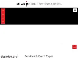 Sites similar to microhire.com.au