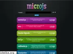 Sites similar to microjs.com