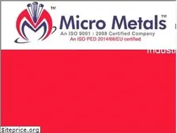 Sites similar to micrometals.co.in